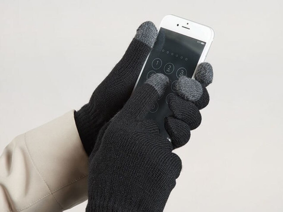 HUK Unisex-Adult Liner Fleece Fishing Glove with Touchscreen Fingers