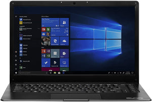 14.1" Ultra Thin Quad Core Laptop - WIN10 - Black
