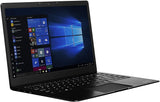 14.1" Ultra Thin Quad Core Laptop - WIN10 - Black