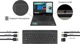 11.6" Ultra-Slim Laptop with 360° Hinge - WIN10 - Black