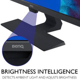 BenQ 27-inch IPS 1080P Monitor adaptive brightness technology | Frameless - Unwired Solutions Inc
