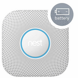 Google - Nest Protect Alarm (Battery) 2nd Gen White 1-9 Available