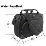 KROSER Laptop Bag 15.6 Inch Briefcase Messenger Bag - Water Repellent Computer Case Shoulder Bag - Unwired Solutions Inc