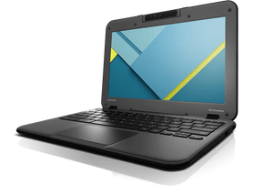 Lenovo N20 Chromebook, Black (16GB) - Unwired Solutions Inc