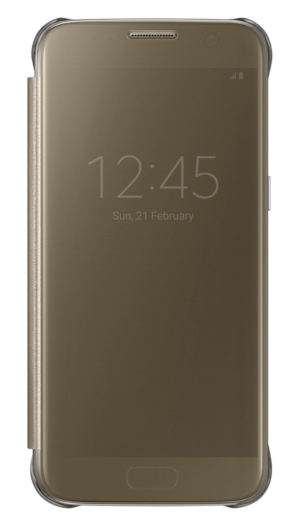 Clear View Cover GS7 Gold - Unwired Solutions Inc