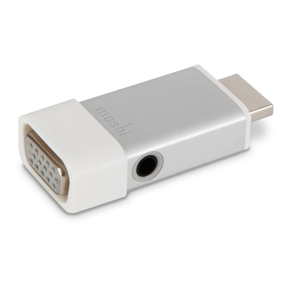 HDMI to VGA Adapter w/ Audio Silver - Unwired