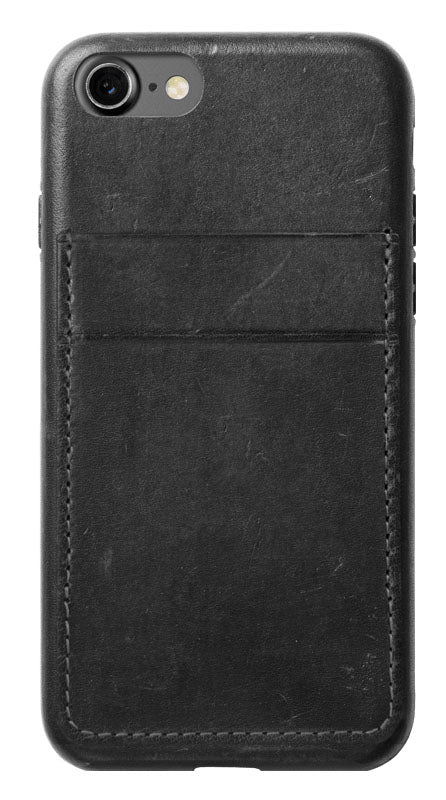 Leather Credit Card Case iPhone 42954 Gray - Unwired Solutions Inc