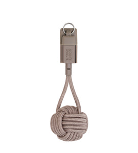 Charge/Sync Key Cable Lightning Taupe - Unwired Solutions Inc