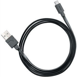 Charge/Sync USB A to USB C 2 Cable 6ft Black - Unwired Solutions Inc