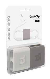 CableClip Large Light Grey/Dark Grey - Unwired Solutions Inc