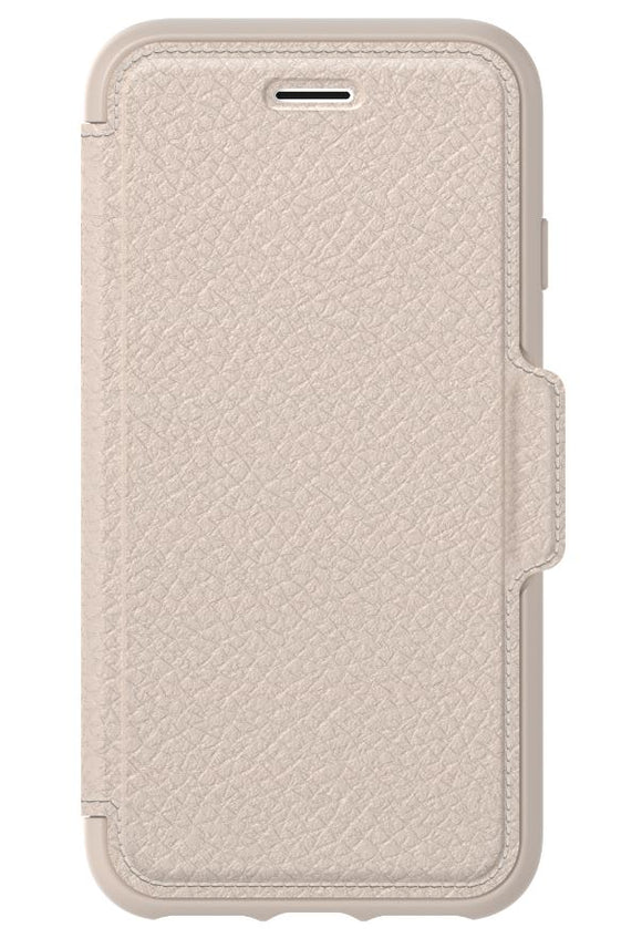 Strada Folio iPhone X Soft Opal (Beige) - Unwired Solutions Inc
