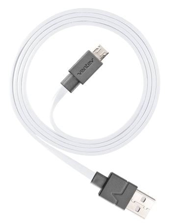 Charge/Sync Cable Micro USB 3.3ft White - Unwired Solutions Inc