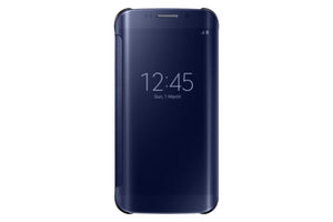 Clear View Cover GS6 Edge Plus Blue/Black - Unwired Solutions Inc
