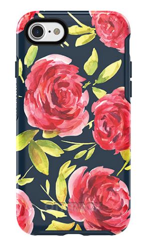 Symmetry iPhone 8/7 Bouquet (Blue/Bouquet Graphic) - Unwired Solutions Inc
