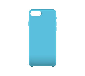Solid Gel Skin iPhone 8 Plus/7 Plus Blue - Unwired Solutions Inc