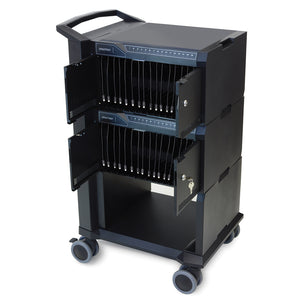 Tablet Management Cart (32) w/ ISI Black - Unwired Solutions Inc