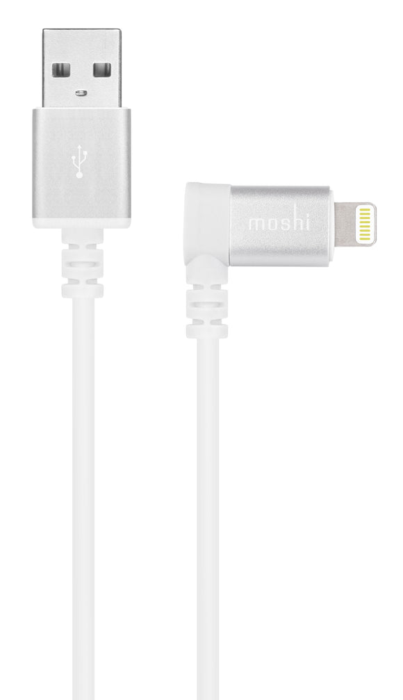 Charge/Sync 90-degree Lightning to USB 5ft White - Unwired Solutions Inc