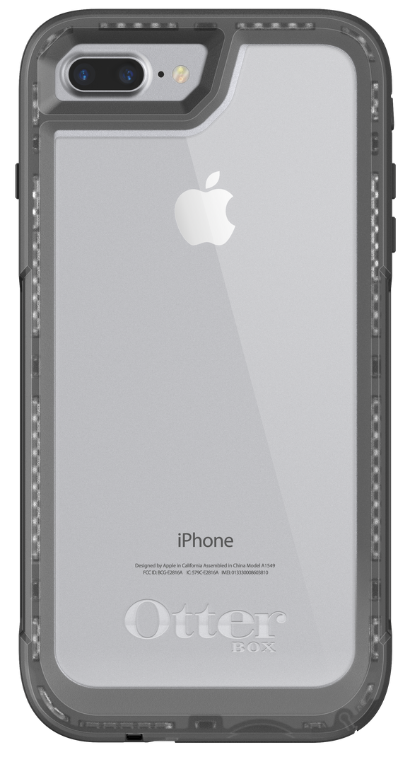 Pursuit iPhone 8/7 Black/Clear - Unwired Solutions Inc