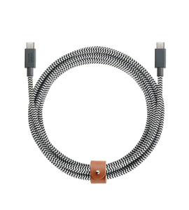 Belt Cable Type C to Type C (2.4M) Zebra - Unwired Solutions Inc