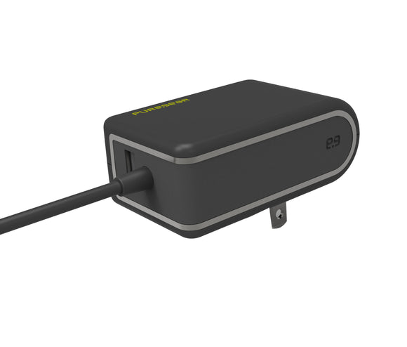 Wall Charger USB C 4.8A Black - Unwired Solutions Inc