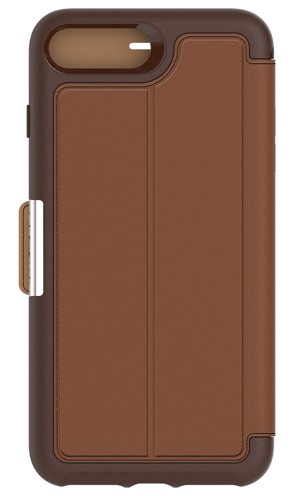 Strada Folio iPhone 7 Plus Burnt Saddle (Brown/Tan) - Unwired Solutions Inc