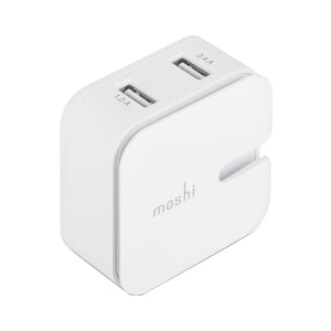 Rewind 2 dual USB charger White - Unwired Solutions Inc