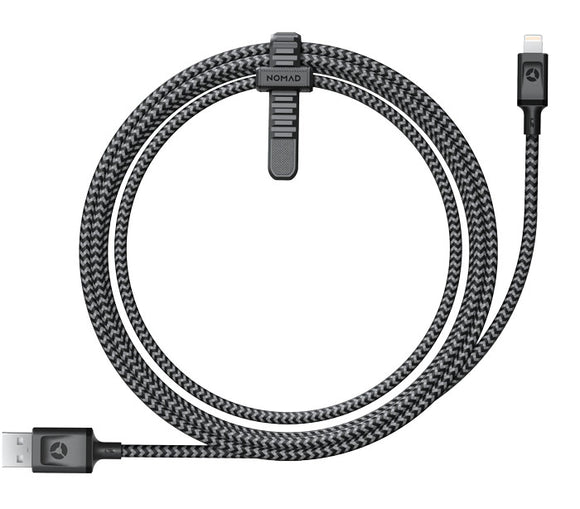 Rugged Lightning Cable 5ft Grey - Unwired Solutions Inc