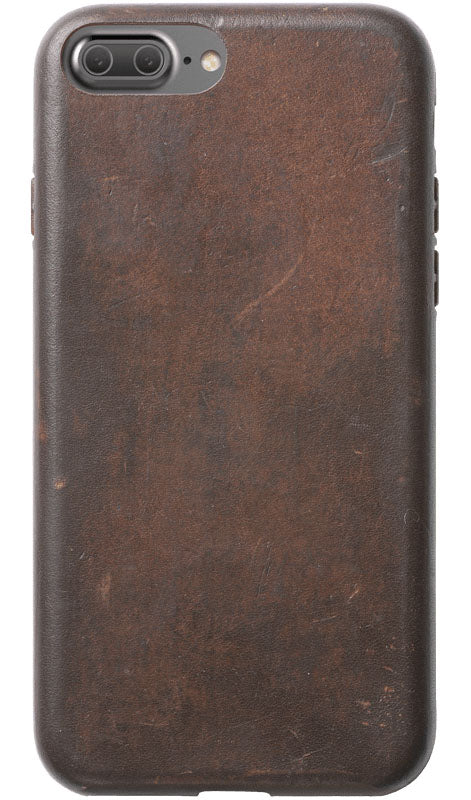 Leather Case iPhone 8 Plus/7 Plus Brown - Unwired Solutions Inc
