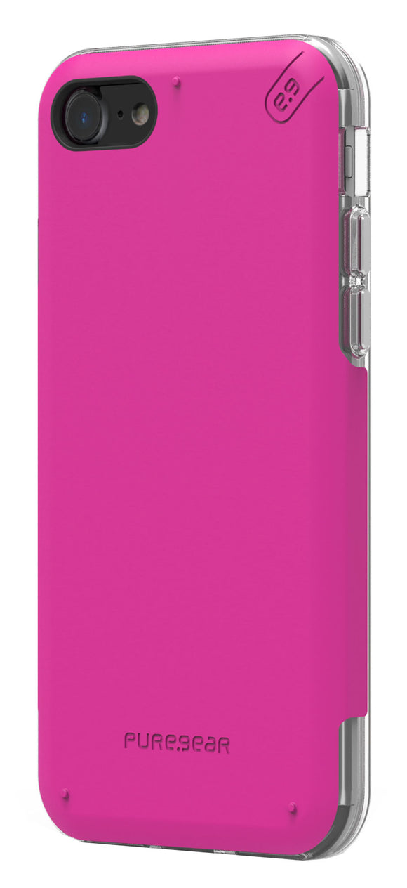 Dualtek Pro iPhone 8/7 Pink/Clear - Unwired Solutions Inc