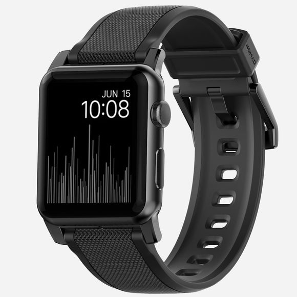 Strap Apple Watch 42mm Black - Unwired Solutions Inc