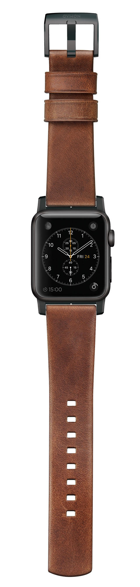 Leather Strap (Modern) Apple Watch 42mm Brown - Unwired Solutions Inc