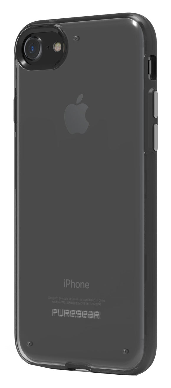 Slim Shell iPhone 8/7 Clear/Black - Unwired Solutions Inc