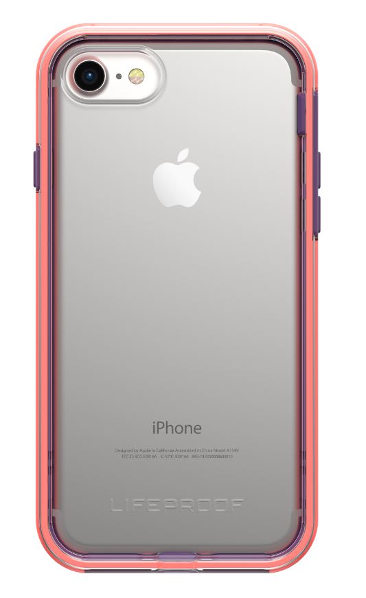 Slam iPhone 8/7 Free Flow (Clear/Coral/Purple) - Unwired Solutions Inc
