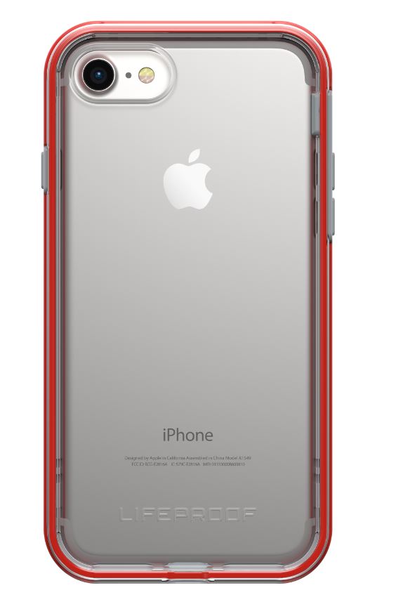 Slam iPhone 8/7 Lava Chaser (Clear/Red/Gray) - Unwired Solutions Inc