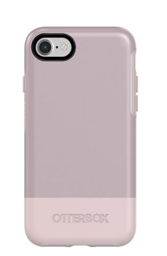 Symmetry iPhone 8/7 Skinny Dip (White/Pale Mauve) - Unwired Solutions Inc