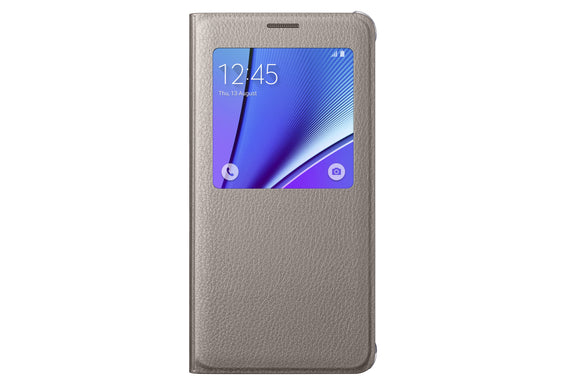 S View Cover Note 5 Gold - Unwired Solutions Inc