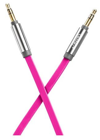 AUX Cable 4ft Pink - Unwired Solutions Inc
