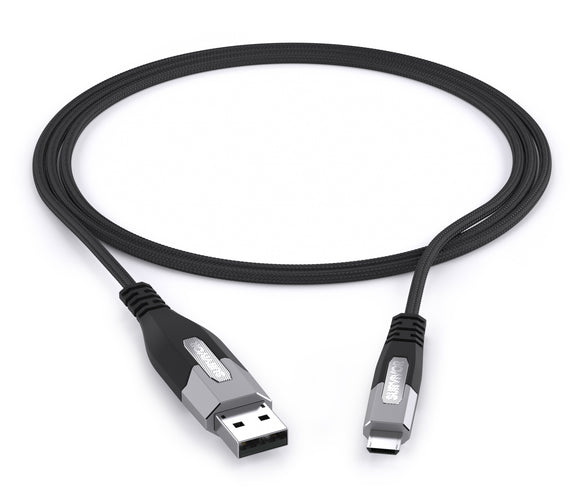 Survivor Charge/Sync Cable Micro USB 4ft Black - Unwired Solutions Inc