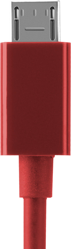 Charge/Sync Cable Micro USB 4ft Red - Unwired Solutions Inc
