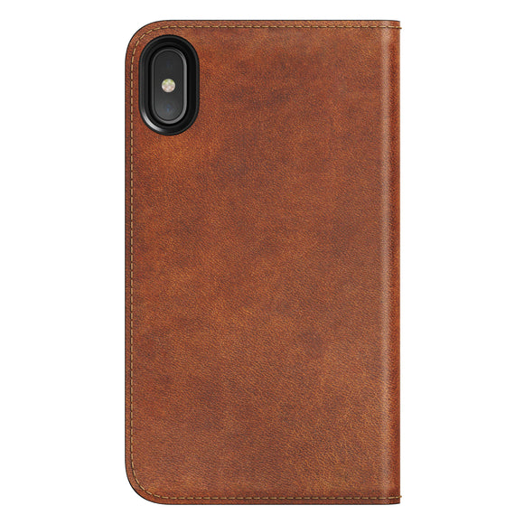 Folio iPhone X Brown - Unwired Solutions Inc