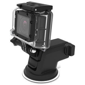 Easy One Touch GoPro Cradle Silver/Black - Unwired Solutions Inc
