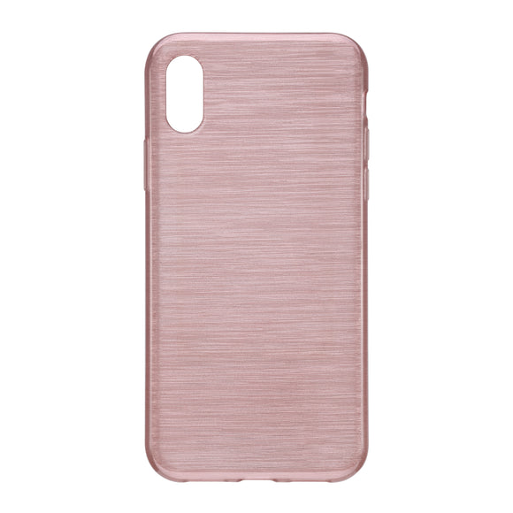 Brushed Gel Skin iPhone X Rose Gold - Unwired Solutions Inc