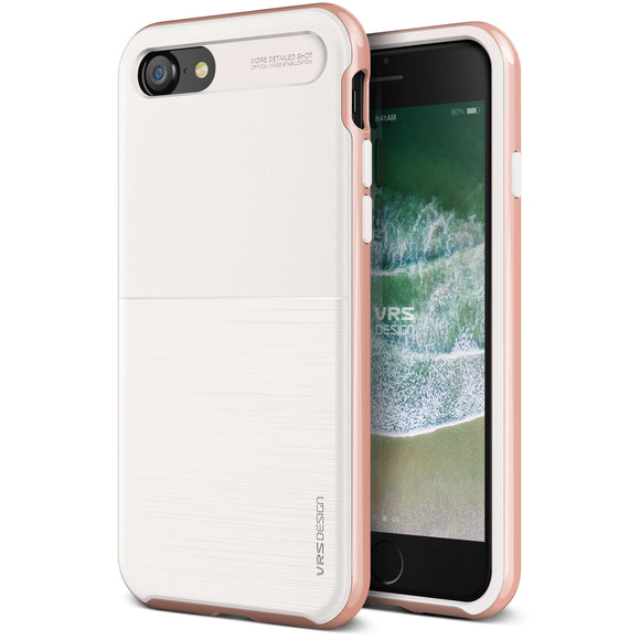 High Pro Shield iPhone 8/7 White/Rose Gold - Unwired Solutions Inc