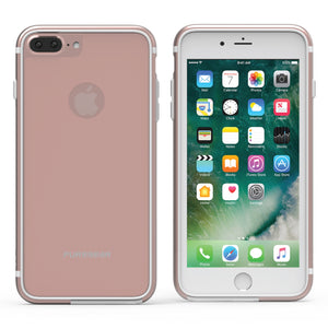 GlassBak 360 iPhone 8+/7+/6S+/6+ Rose - Unwired Solutions Inc