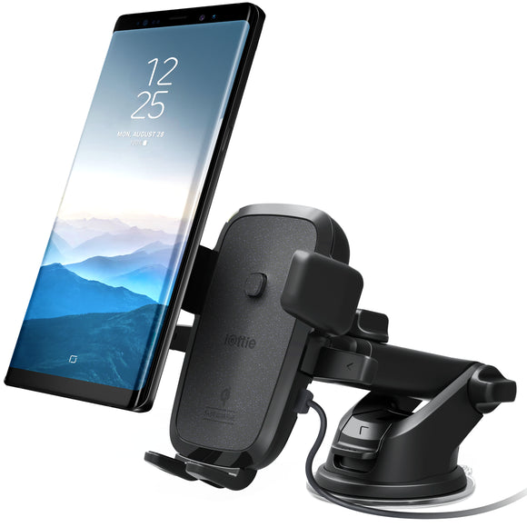 Easy One Touch 4 Wireless Qi Charging Car Mount Bk - Unwired Solutions Inc