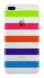 Deflector iPhone 7 Plus Colorful Step Stripes - Unwired Solutions Inc