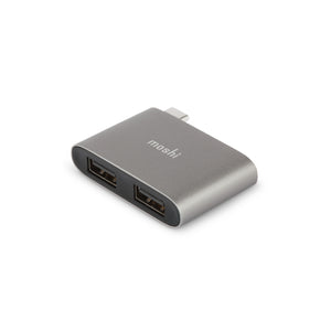 USB-C to Dual USB-A Adapter Dark Gray - Unwired