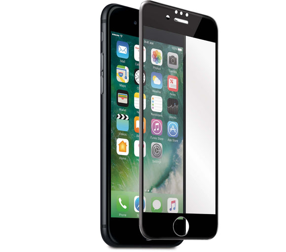 3D Curved Glass BULK iPhone 8/7/6S/6 Black - Unwired Solutions Inc
