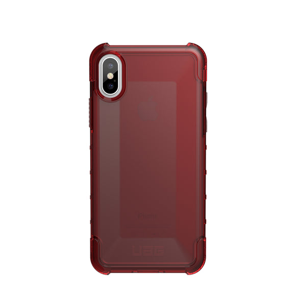 Plyo iPhone X Red/Clear - Unwired Solutions Inc