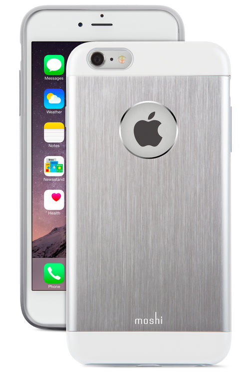 iGlaze Armour iPhone 6/6S Plus Silver - Unwired Solutions Inc